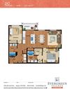 Evergreen at Delta Ridge Apartments 2x2 Floor Plan